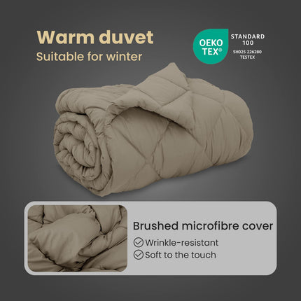 Vinter Täcke 155 x 200 cm 450 gsm Mikrofiber (100% polyester)