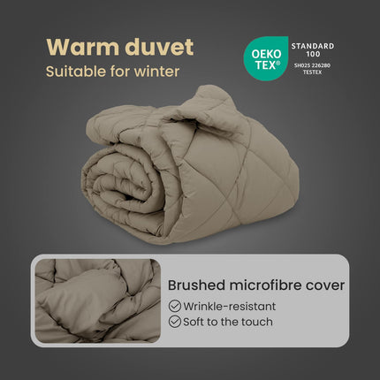 Vinter Täcke 200 x 200 cm 450 gsm Mikrofiber (100% polyester)