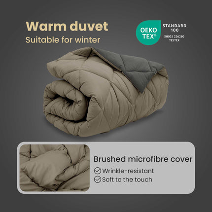 Vinter Täcke 140 x 220 cm 450 gsm Mikrofiber (100% polyester)