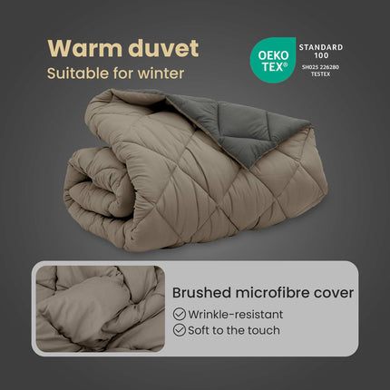 Vinter Täcke 220 x 260 cm 450 gsm Mikrofiber (100% polyester)