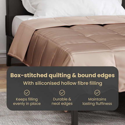 Sommar Duvet 155 x 200 cm 200 gsm Guld
