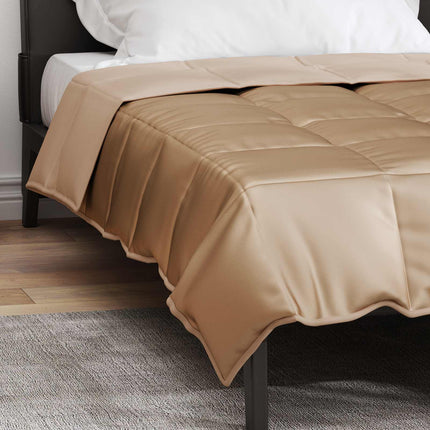 Sommar Duvet Guld 135 x 220 cm Satin och Mikrofiber