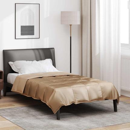 Sommar Duvet Guld 155 x 220 cm Satin och Mikrofiber