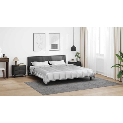 Sommar Duvet Silver 220 x 260 cm Satin och Mikrofiber
