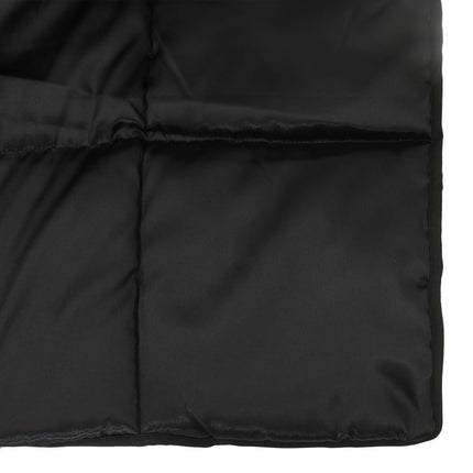 Full Års-Duvet Svart 200 x 240 cm Satin och Mikrofiber