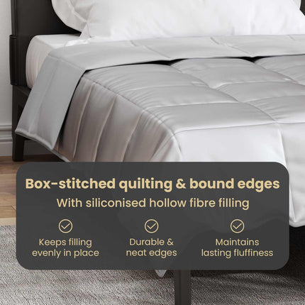 Full Års-Duvet 135 x 220 cm 300 gsm Silver