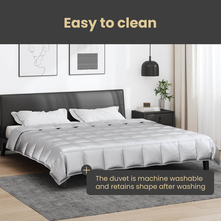 Full Års-Duvet 220 x 260 cm 300 gsm Silver