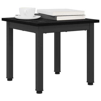 Kaffeebord Svart Ek 40 x 40 x 36 cm Konstruerat trä