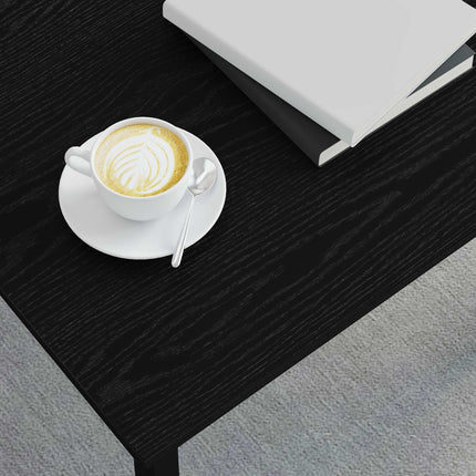 Kaffeebord Svart Ek 60 x 30 x 36 cm Konstruerat trä