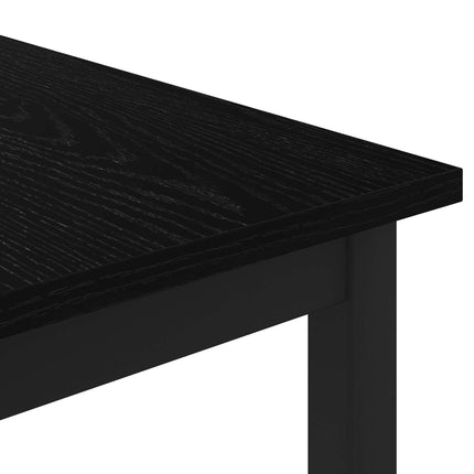 Kaffeebord Svart Ek 60 x 60 x 36 cm Konstruerat trä