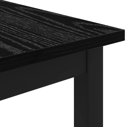 Kaffeebord Svart Ek 70 x 50 x 36 cm Konstruerat trä