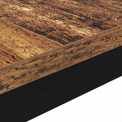 Kaffeebord Gammalt trä 80 x 80 x 45 cm Konstruerat trä