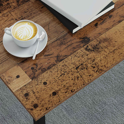 Kaffeebord Gammalt trä 80 x 80 x 45 cm Konstruerat trä