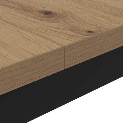 Kaffeebord Artisan Ek 80 x 80 x 45 cm Konstruerat trä