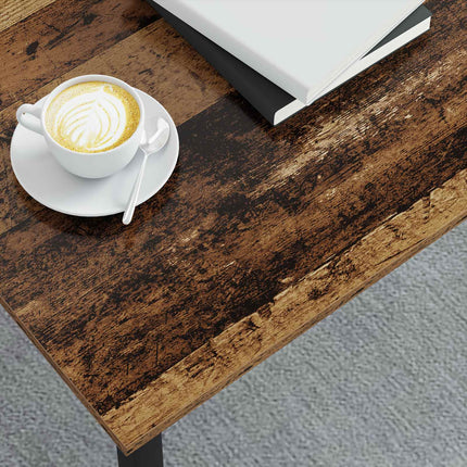 Kaffeebord Gammalt trä 100 x 100 x 45 cm Konstruerat trä
