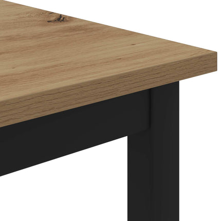 Kaffeebord Artisan Ek 100 x 100 x 45 cm Konstruerat trä