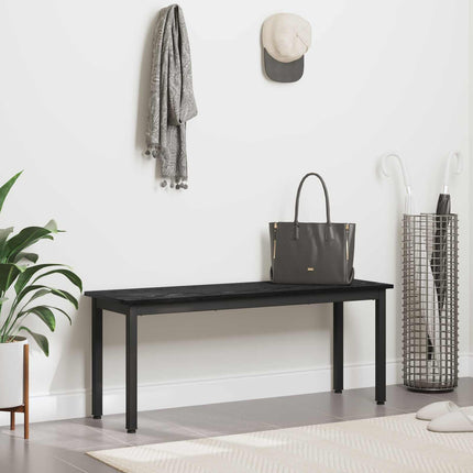 bänk Svart Ek 110 x 35 x 45 cm Konstruerat trä