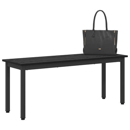 bänk Svart Ek 110 x 35 x 45 cm Konstruerat trä