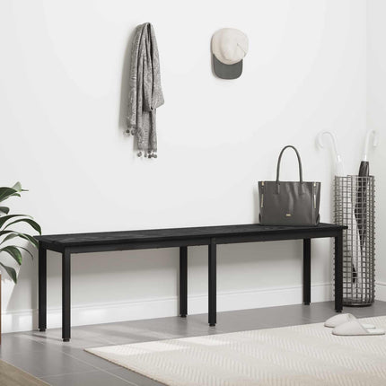 bänk Svart Ek 160 x 35 x 45 cm Konstruerat trä