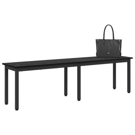 bänk Svart Ek 160 x 35 x 45 cm Konstruerat trä