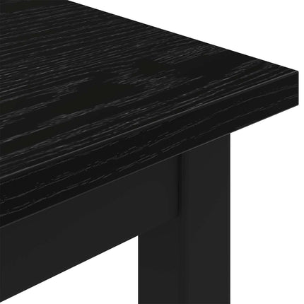 bänk Svart Ek 200 x 35 x 45 cm Konstruerat trä