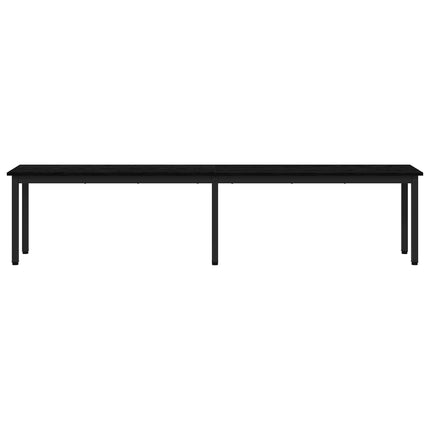 bänk Svart Ek 200 x 35 x 45 cm Konstruerat trä
