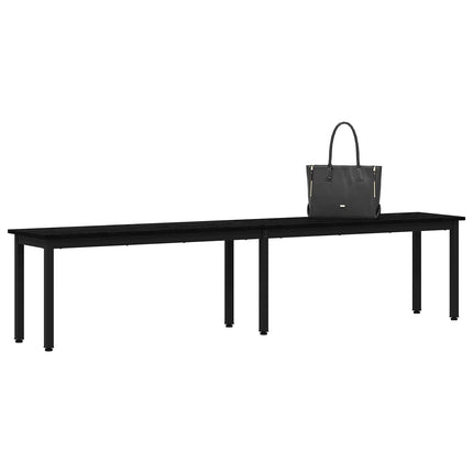 bänk Svart Ek 200 x 35 x 45 cm Konstruerat trä