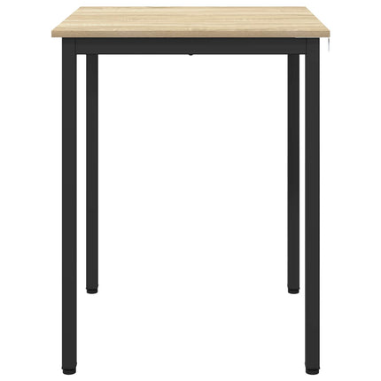 Matbord 60 x 60 x 75 cm METALL Fyrkantig