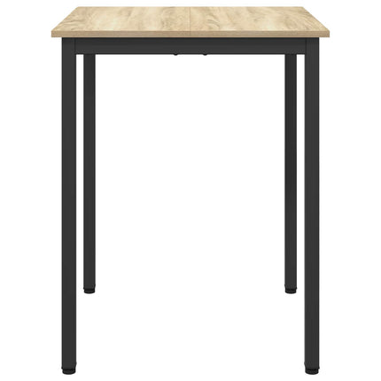Matbord 60 x 60 x 75 cm METALL Fyrkantig