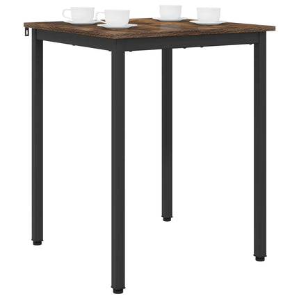 Matbord 60 x 60 x 75 cm METALL Fyrkantig