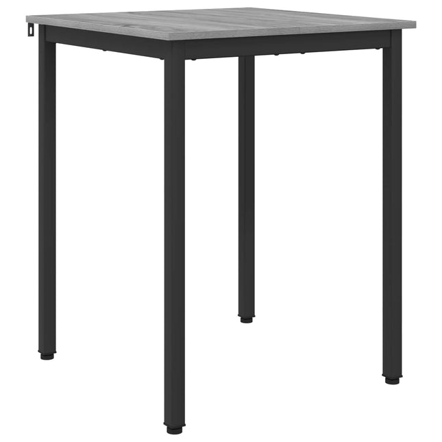 Matbord 60 x 60 x 75 cm METALL Fyrkantig