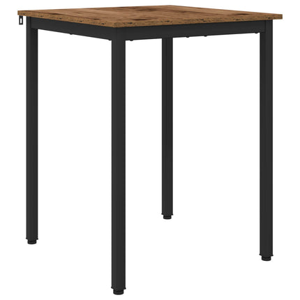 Matbord 60 x 60 x 75 cm METALL Fyrkantig
