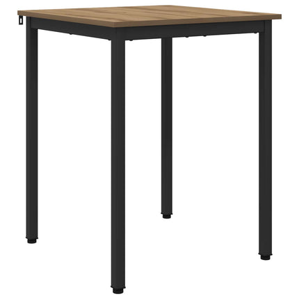 Matbord 60 x 60 x 75 cm METALL Fyrkantig