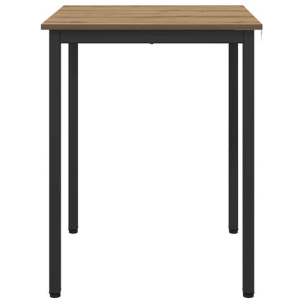 Matbord 60 x 60 x 75 cm METALL Fyrkantig