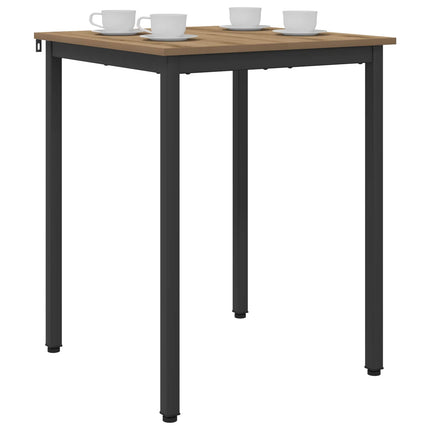 Matbord 60 x 60 x 75 cm METALL Fyrkantig
