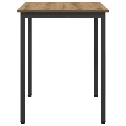Matbord 60 x 60 x 75 cm METALL Fyrkantig
