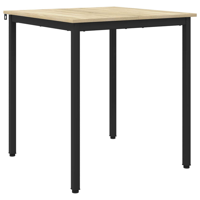 Matbord 70 x 70 x 75 cm METALL Fyrkantig
