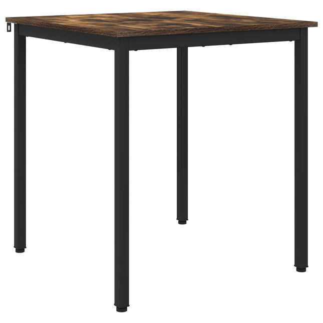 Matbord 70 x 70 x 75 cm METALL Fyrkantig