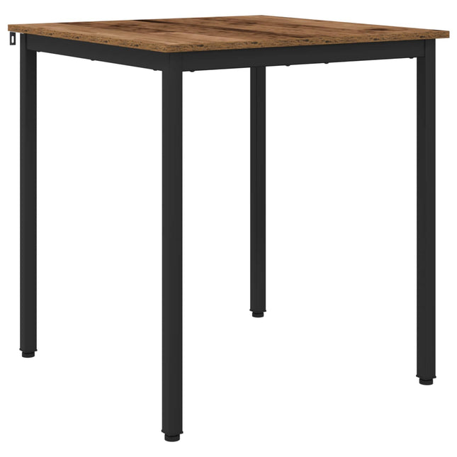 Matbord 70 x 70 x 75 cm METALL Fyrkantig