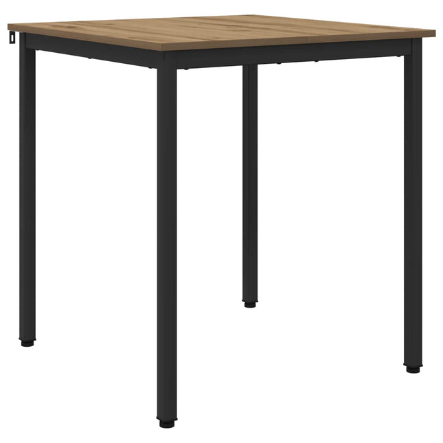 Matbord 70 x 70 x 75 cm METALL Fyrkantig