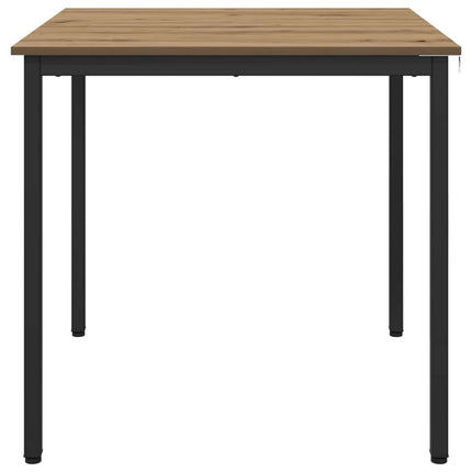 Matbord 80 x 80 x 75 cm METALL Fyrkantig