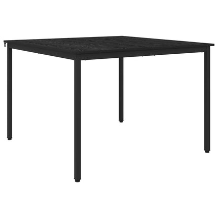 Matbord 110 x 110 x 75 cm METALL Rektangulär