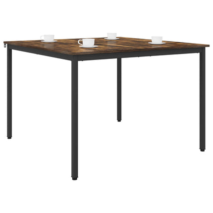 Matbord 110 x 110 x 75 cm METALL Rektangulär