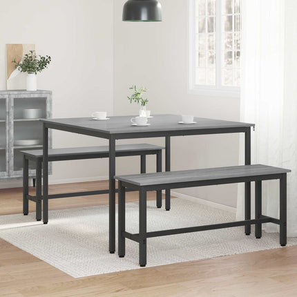 Matbord 110 x 110 x 75 cm METALL