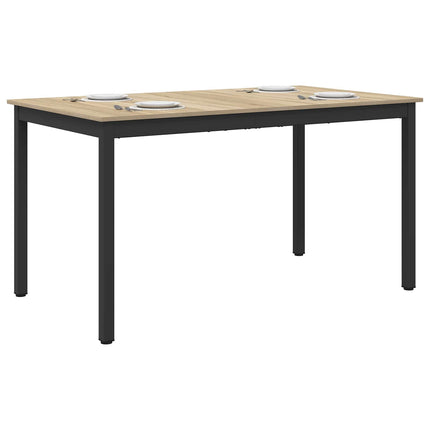 Matbord 140 x 80 x 75 cm METALL