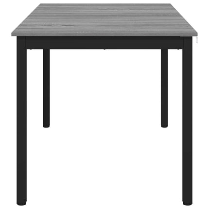 Matbord 140 x 80 x 75 cm METALL Rektangulär