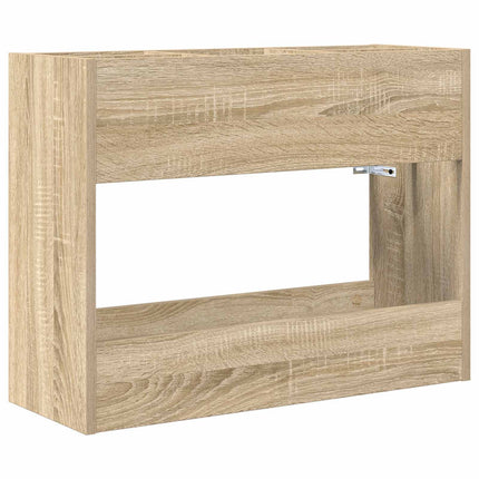 Förvaringskrok & Ställ med lagring Sonoma-ek 65 x 24 x 50 cm