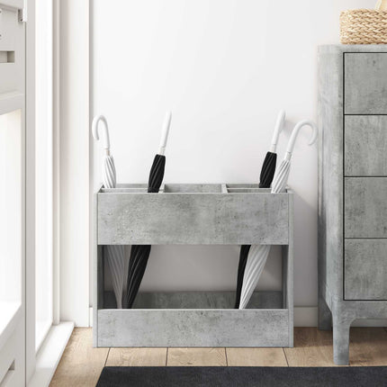 Förvaringskrok & Ställ med lagring Betonggrå 65 x 24 x 50 cm
