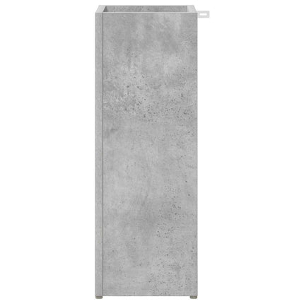 Förvaringskrok & Ställ med lagring Betonggrå 20 x 20 x 55,5 cm