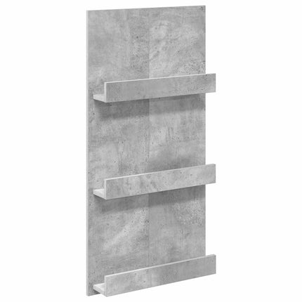 Tidningshylla Betonggrå 51 x 11 x 102 cm Konstruerat trä